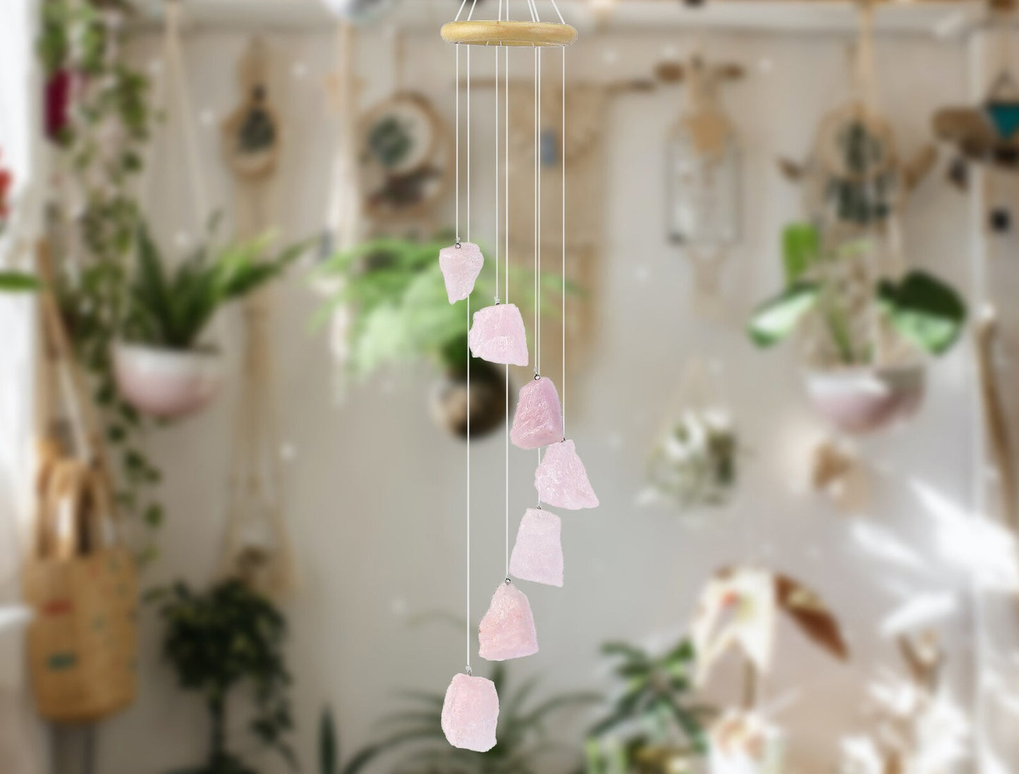 Rose Quartz Wind Chimes
