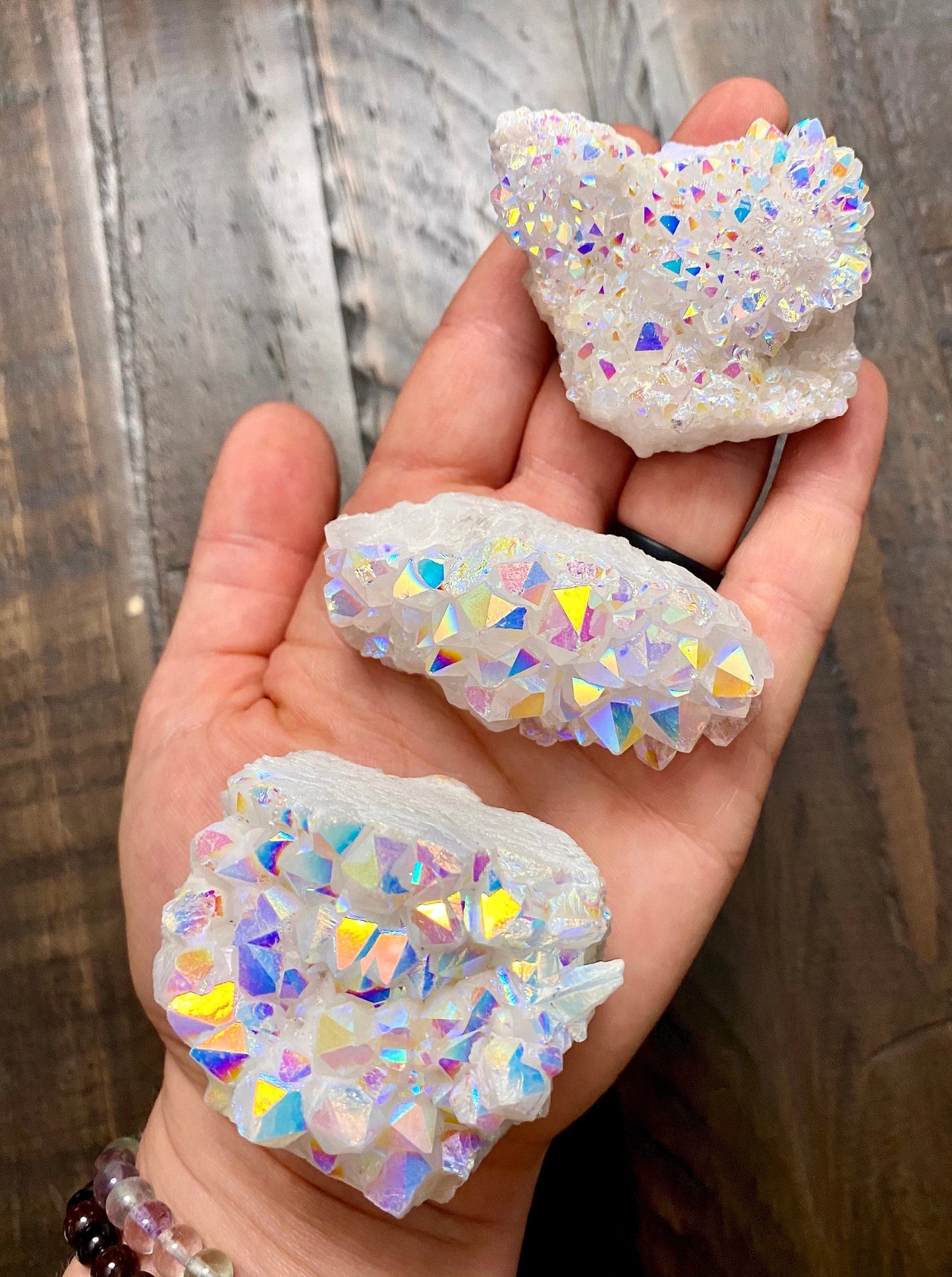 Angel Aura Quartz Cluster