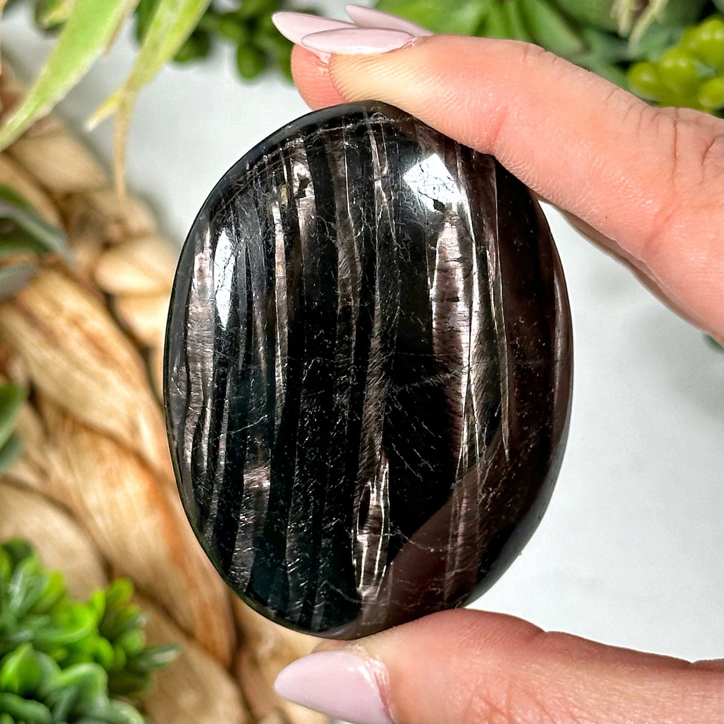 Hypersthene - Palm Stone