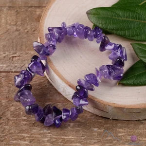 Amethyst - Crystal Chip Bracelet