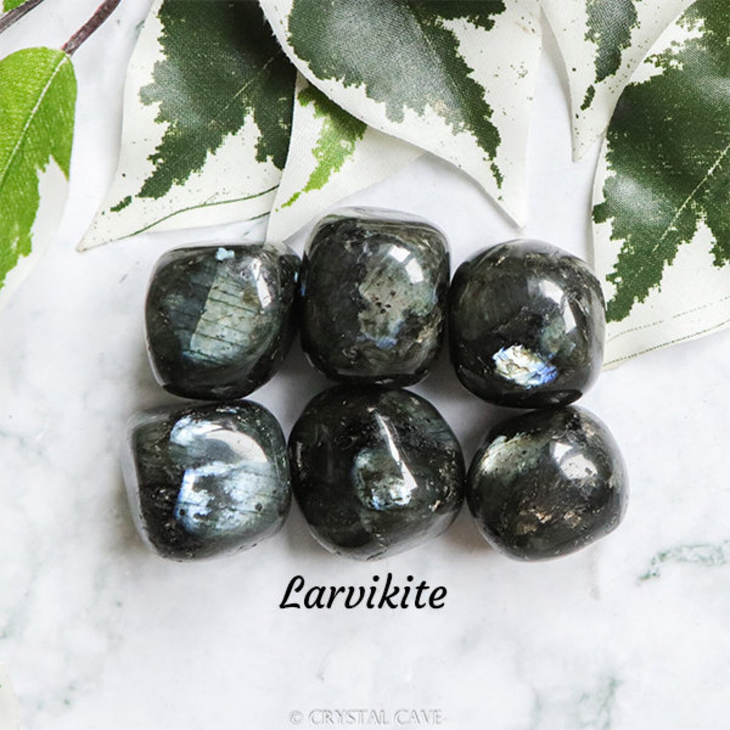 Larvikite - Tumbled