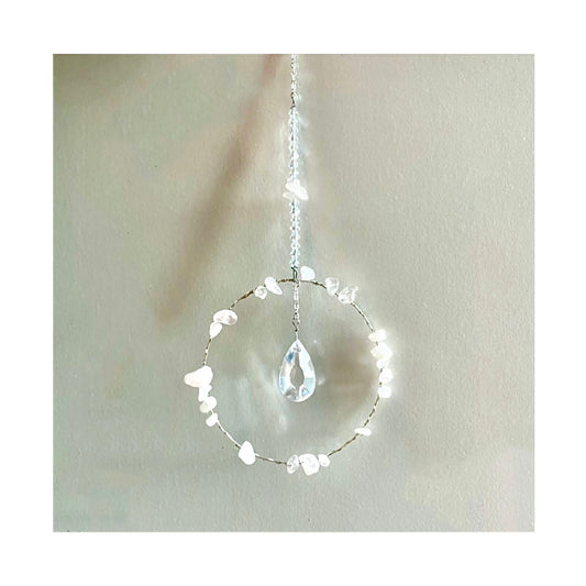 Rose Quartz Suncatcher
