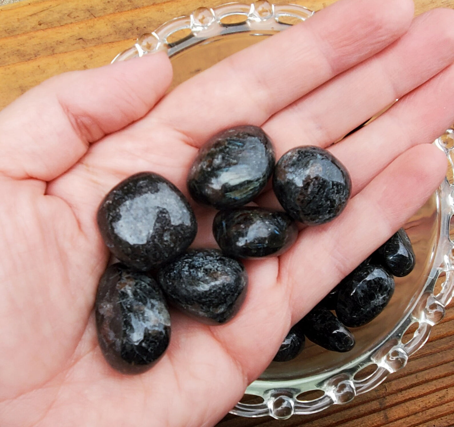 Arfvedsonite - Tumbled