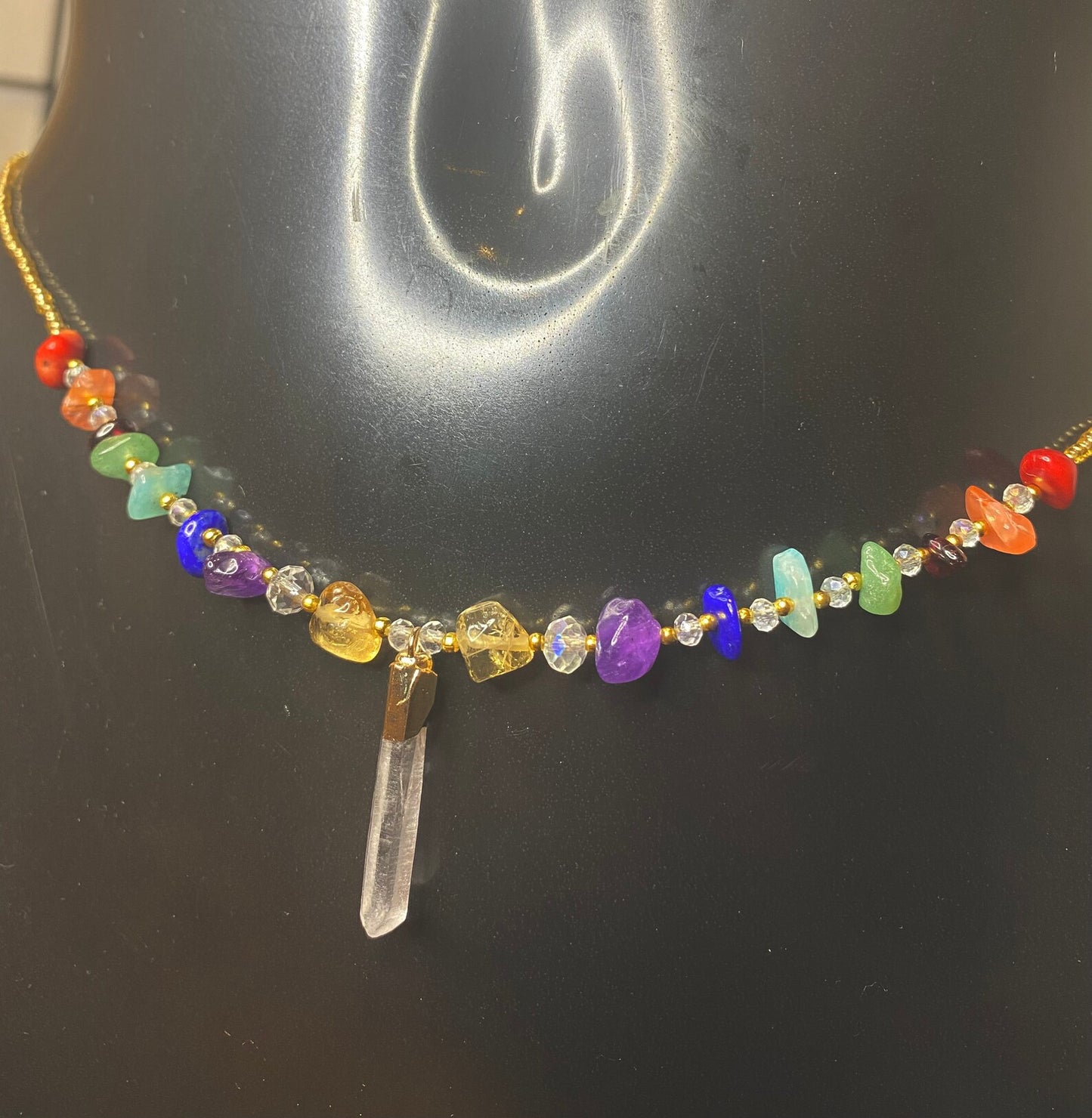 7 Chakra Crystal Waist Beads