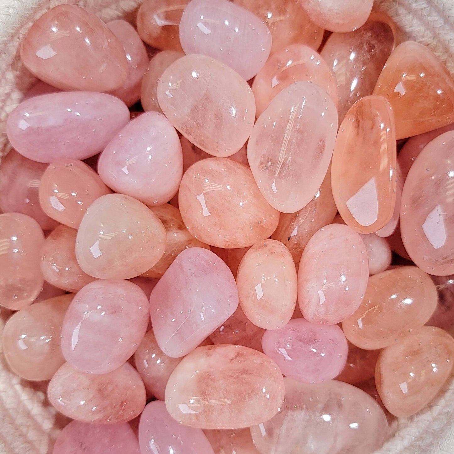 Pink Morganite - Tumbled