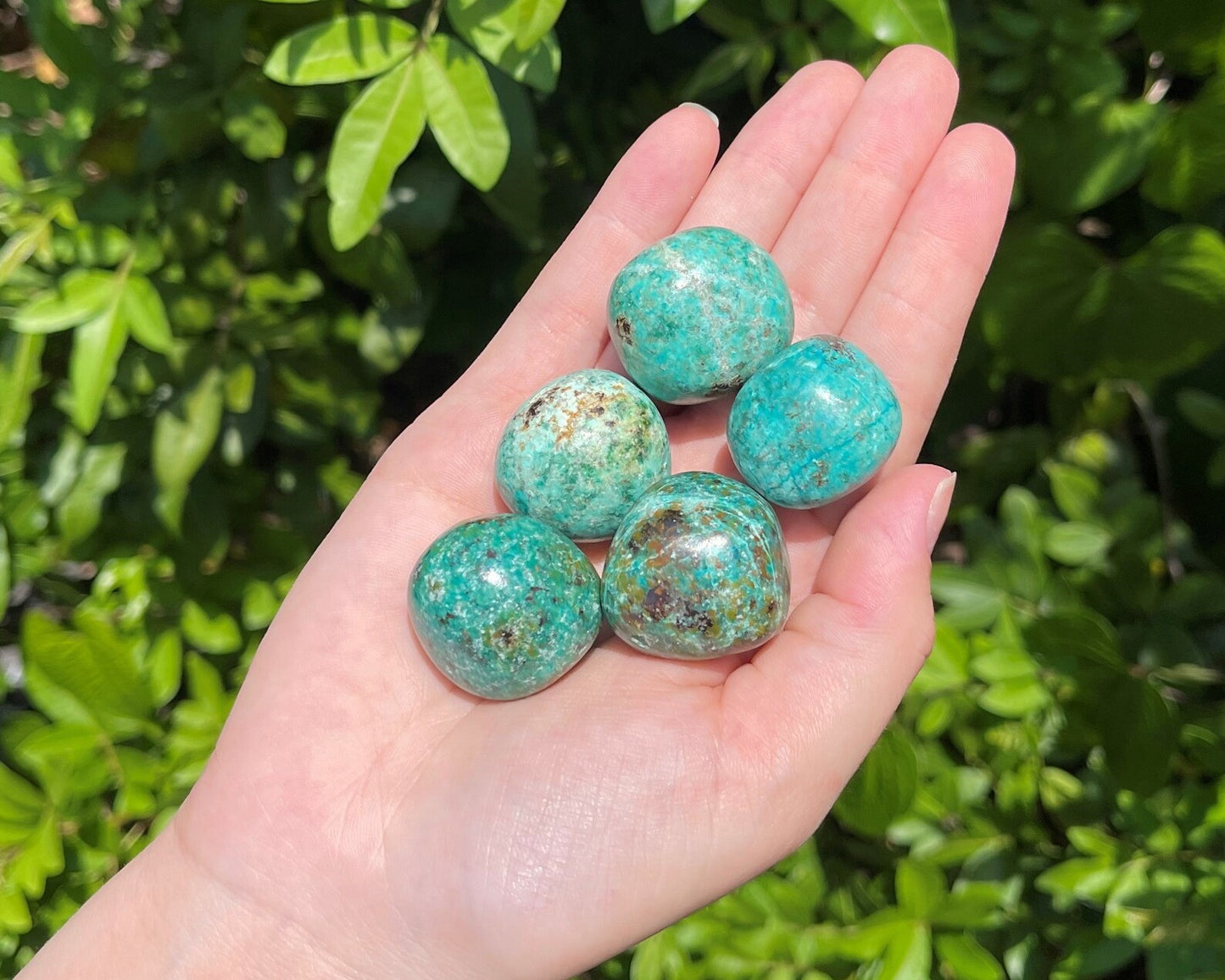 Chrysocolla - Tumbled