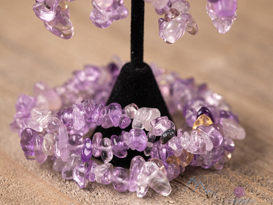 Amethyst - Crystal Chip Bracelet