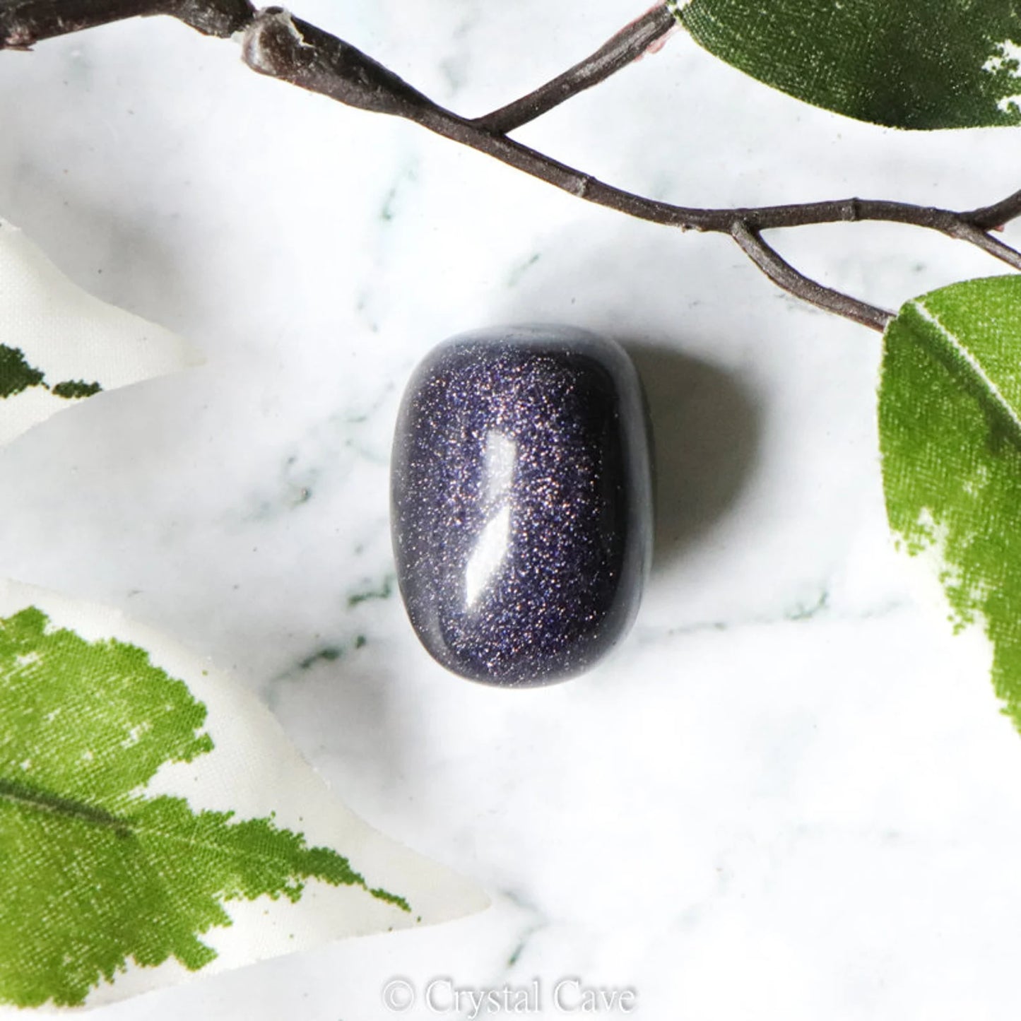 Blue Goldstone - Tumbled