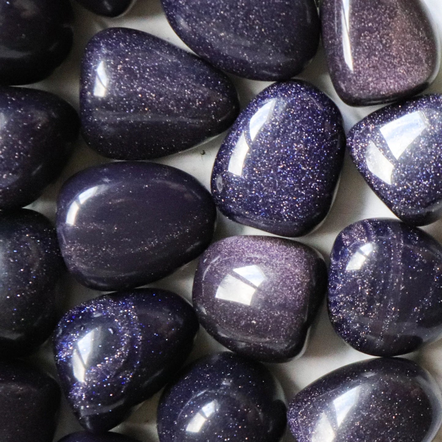 Blue Goldstone - Tumbled