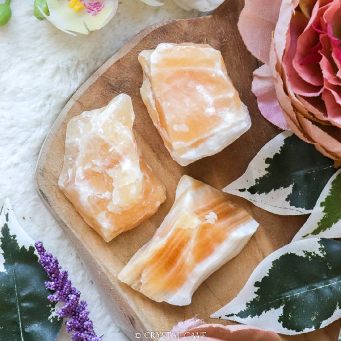 Orange Calcite - Raw