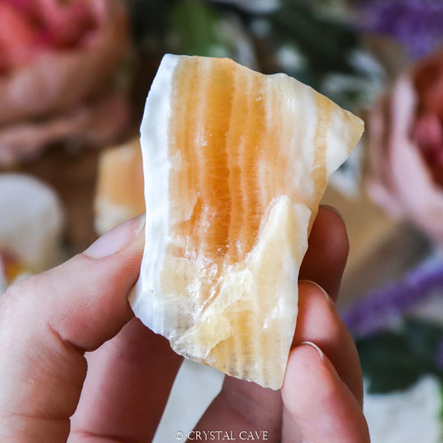 Orange Calcite - Raw