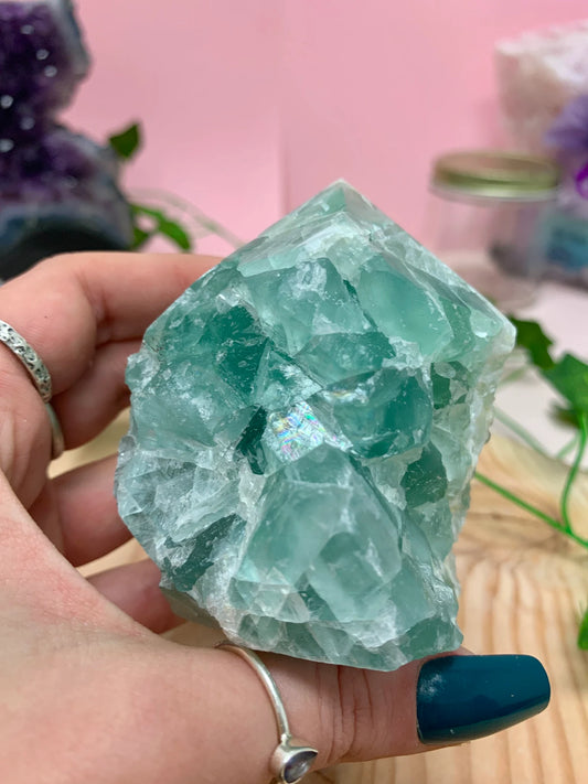 Green Fluorite - Tower