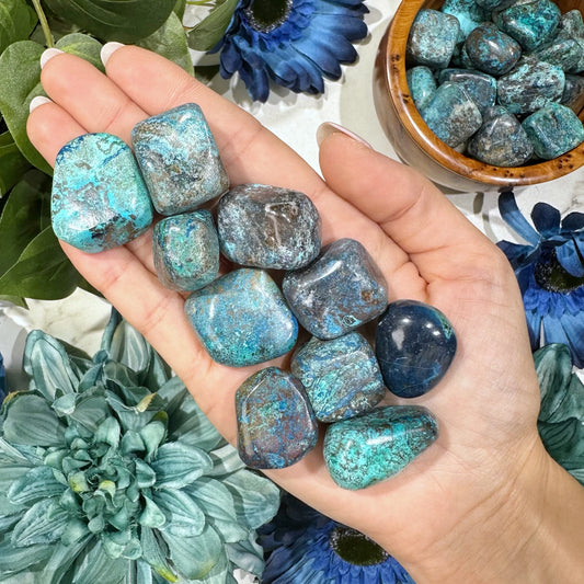 Shattuckite - Tumbled