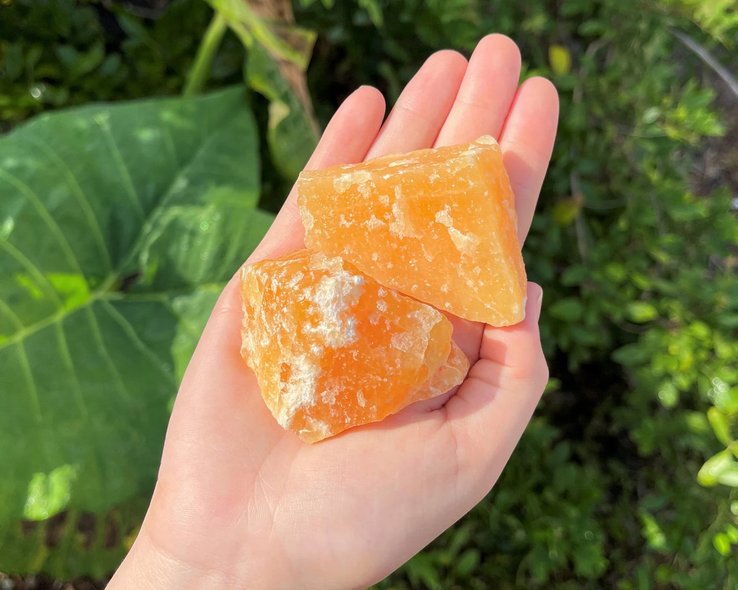 Orange Calcite - Raw