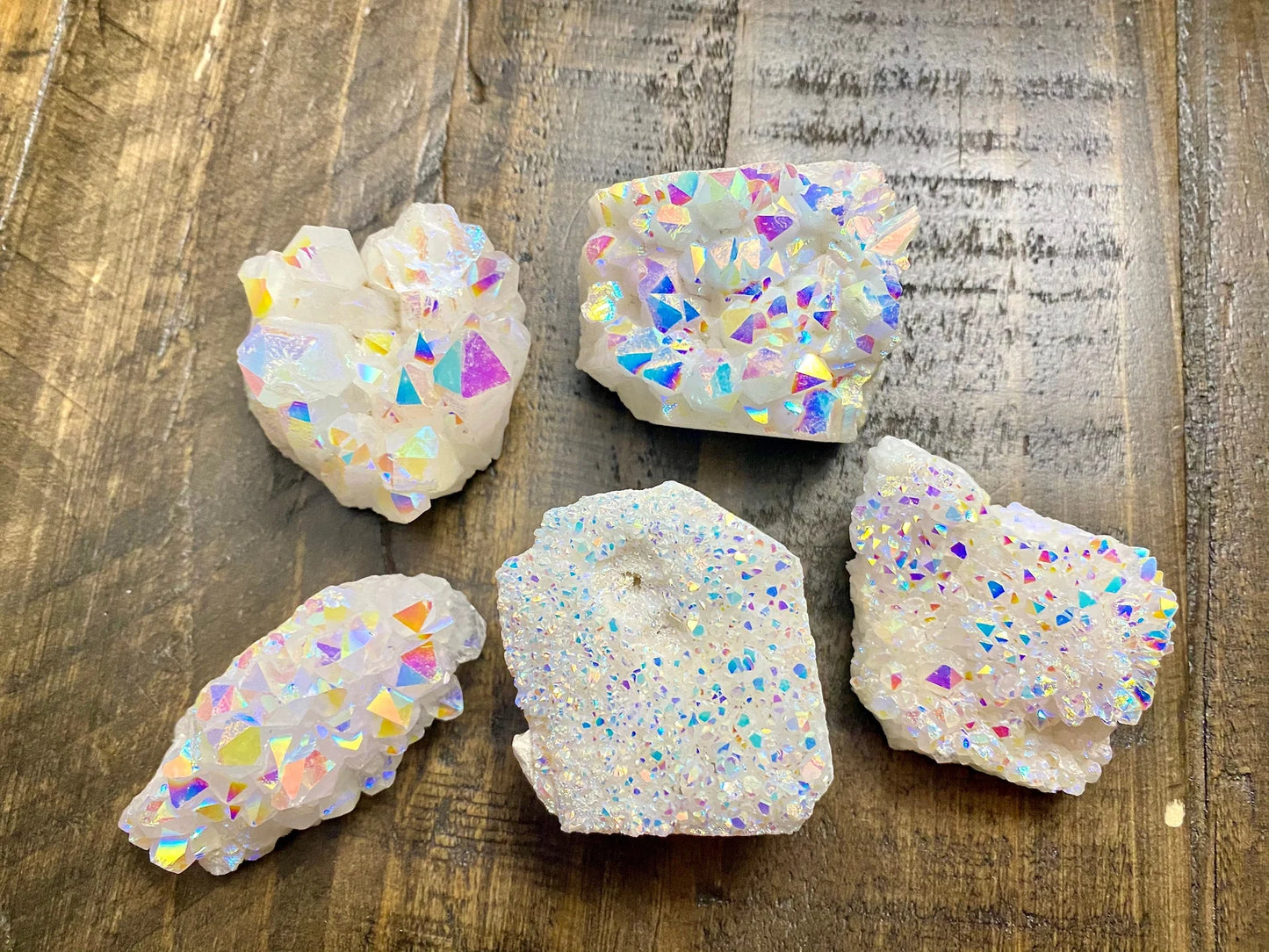 Angel Aura Quartz Cluster