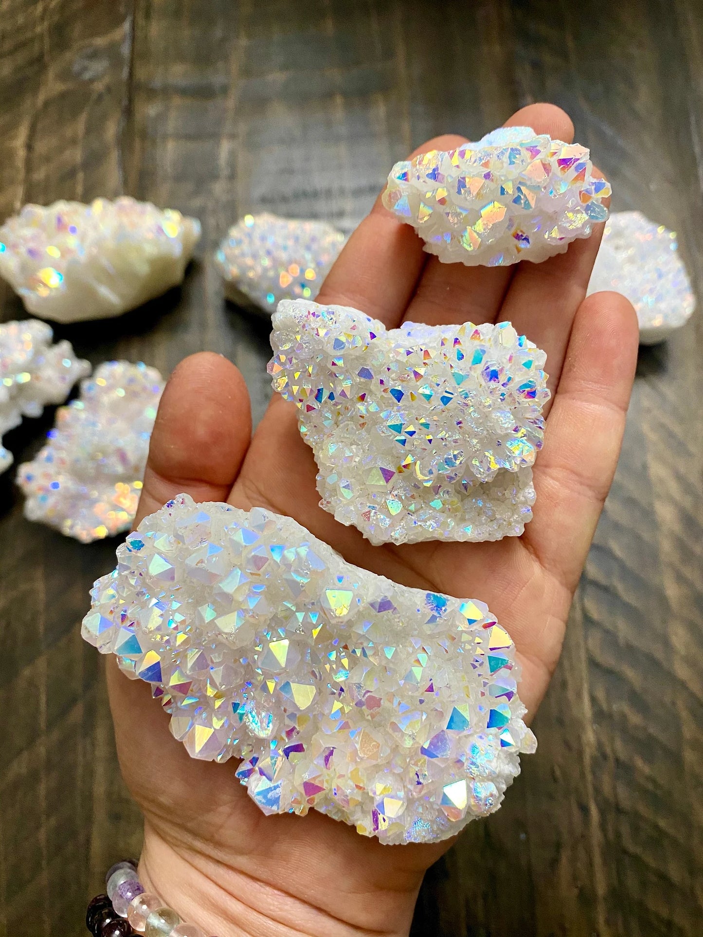 Angel Aura Quartz Cluster