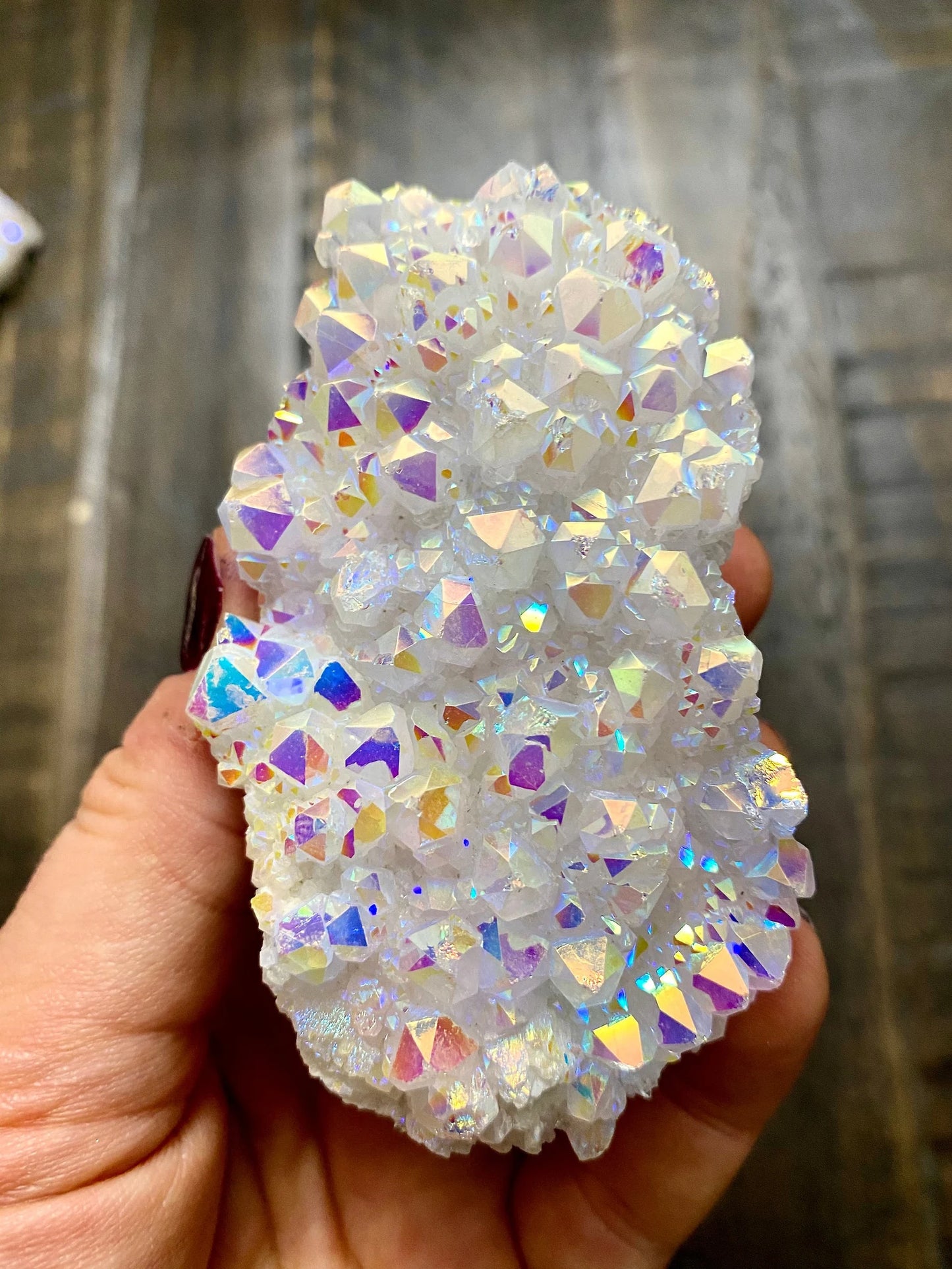 Angel Aura Quartz Cluster